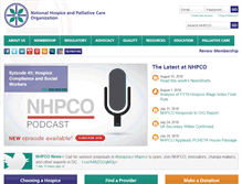 Tablet Screenshot of nhpco.org