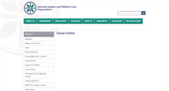 Desktop Screenshot of careers.nhpco.org